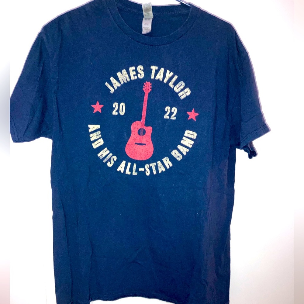 James Taylor and His All-Star Band Tour T-Shirt Adult Sz Large. 2022 Concert